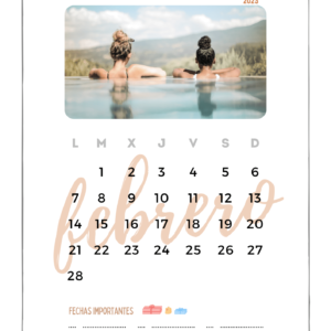 calendario personalizable 2023